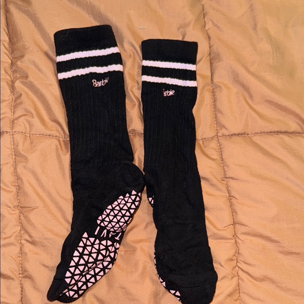 Barbie Black Crew Socks